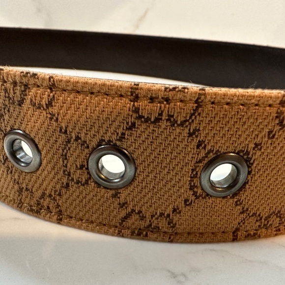 Gucci GG Signature Canvas Belt - Picture 4 of 5